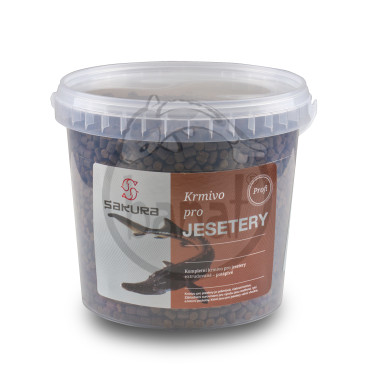 Krmivo pro jesetery - 6 mm kbelík 2 l (1500 g)