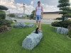 Giant rock model 9 - umělý kámen šedý 200 x 60 cm