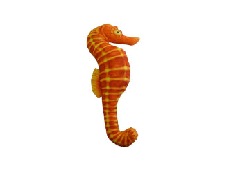 Polštář Koníček mořský mini, oranžový 40 cm