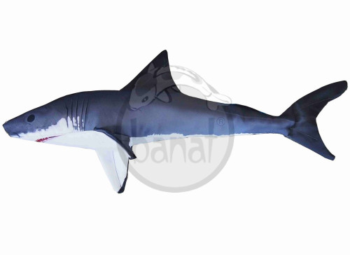Polštář Žralok bílý 120 cm