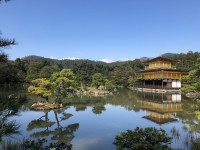 ||Chrám Kjóto Kinkakuji - Zlatý pavilón
