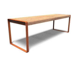 Cortenový stůl STORR 230 cm