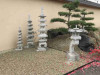 Pagoda tesaná žula 180 cm