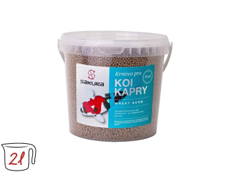 Wheat Germ - 3 mm kbelÃ­k 2 l (900 g) krmivo pro koi