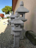 Japonská lampa Oribe 75 cm - žula