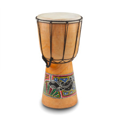Dřevěný buben - Djembe malovaný 30 cm