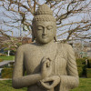 Buddha Dharmachakra Mudra - přírodní kámen 200 cm