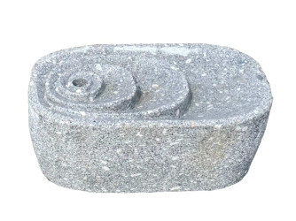Vývěrový kámen 51x20x30 cm - šedá žula