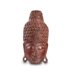 Maska buddhy 50 cm - dřevořezba