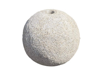 Vývěrová koule 30 cm- žlutý granit