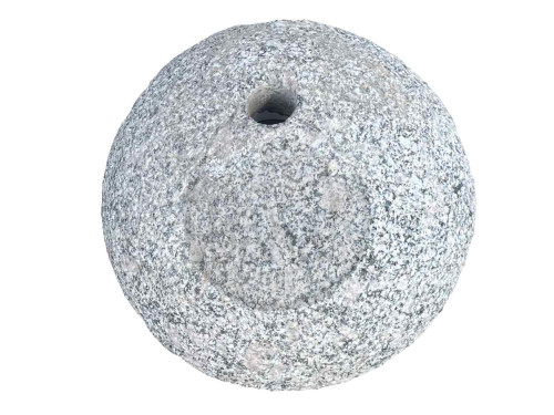 Vývěrová koule 40 cm - šedá žula