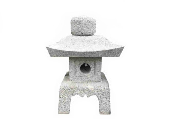 Japonská lucerna Square Yukimi 30 cm - žula