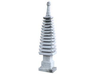 BAZAR Pagoda Juu San So To 210 cm - poškozená - granit