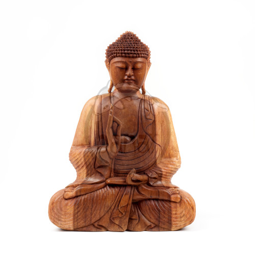 Buddha Vitarka Mudra 60 cm - dřevořezba