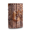 Buddha hnědý obraz 58 cm - dřevořezba