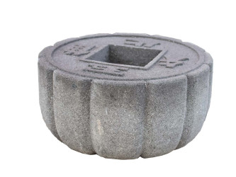 Tsukubai mince 30 cm - lávový kámen