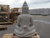 Buddha Dhayana Mudra 100 cm - river stone