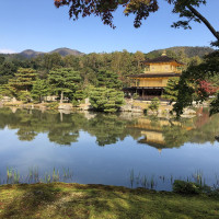|5296| | Chrám Kjóto Kinkakuji - Zlatý pavilón