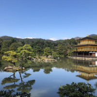 |5298| | Chrám Kjóto Kinkakuji - Zlatý pavilón