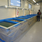 Filtrační systém pro prodej ryb.